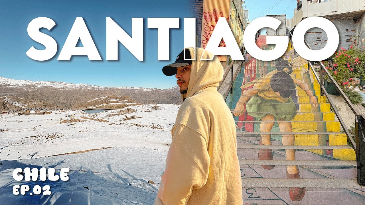 CITY TOUR, FARELLONES, VALPARAÍSO, VIÑA DEL MAR e VOLTA | Vlog Chile, Santiago #2