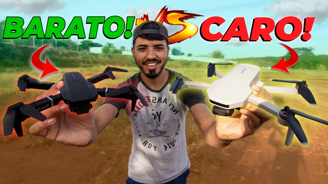 Drone BARATO vs Drone CARO. Qual a Difereça? | Drone Potensic Atom vs Drone E88 Pro