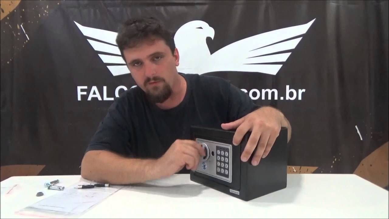 REVIEW COFRE ELETRÔNICO STELTON MODELO 17ST - 23X17X17 PRETO