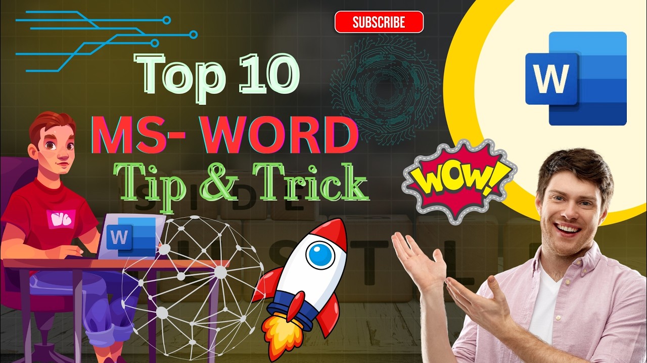 Top 10 MS Word Tips and Tricks | माइक्रोसॉफ्ट वर्ड के 10 बढ़िया टिप्स और ट्रिक्स/गज्जब के tip