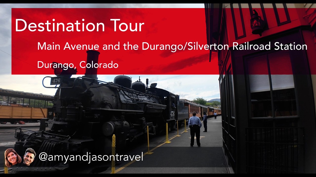 Downtown Durango Colorado Walking Tour | Main Ave to Durango Silverton Train Station