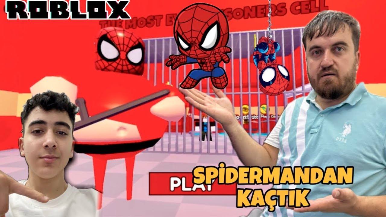 BABAMLA SPİDERMAN BARRY HAPİSANESİNDEN KAÇTIK ROBLOX