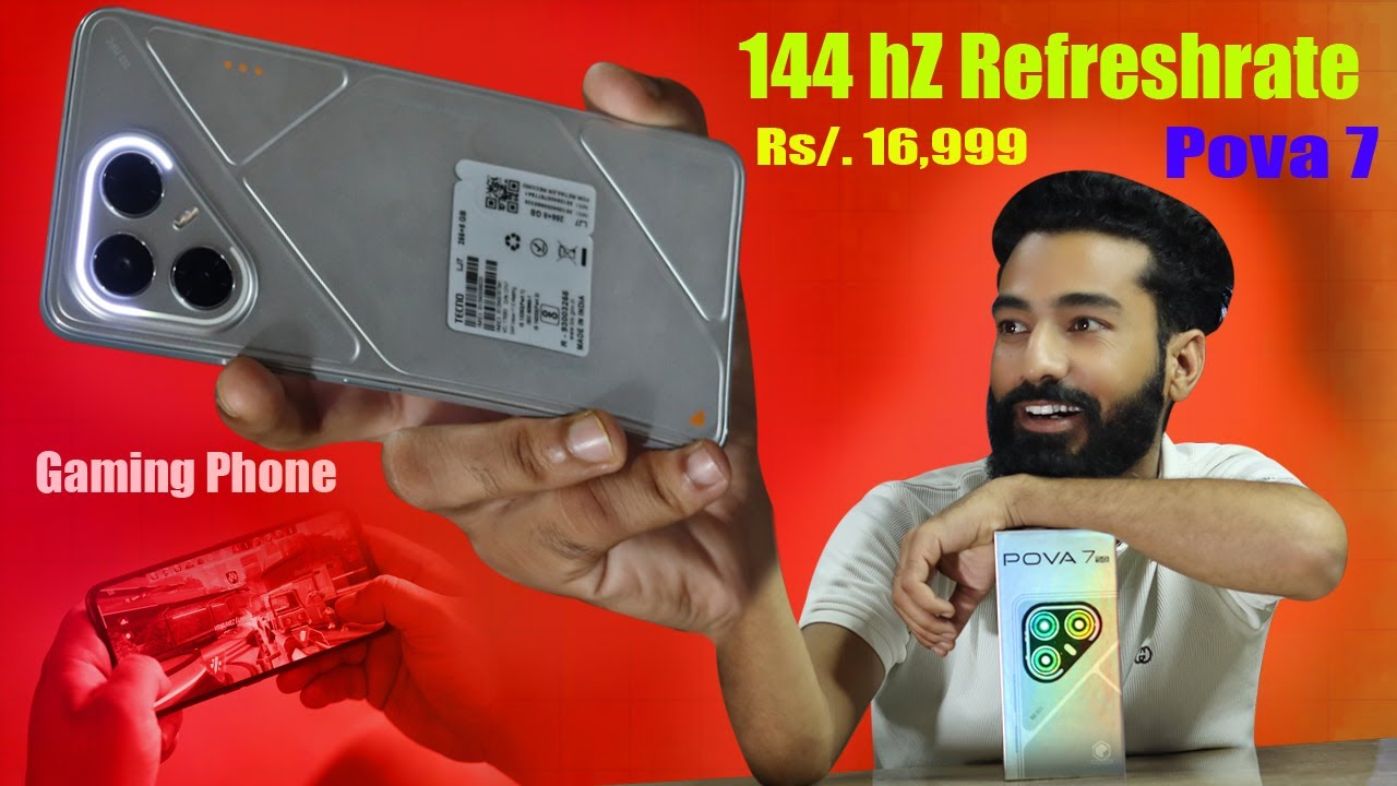 Tecno Pova 7 5g | 144Hz, D7300 Ultimate, | ₹16,999*