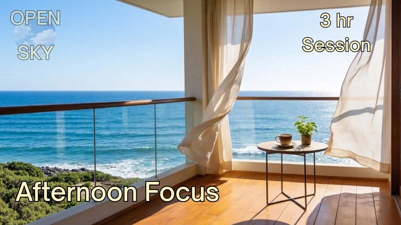 Feeling Distracted? ☀️ 75 BPM Lo-Fi for Calm Afternoon Focus | 3-Hour Session