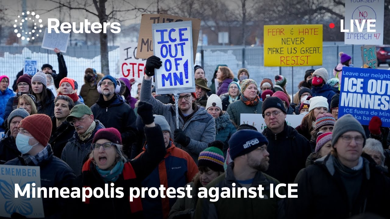 LIVE: Minneapolis protest against ICE