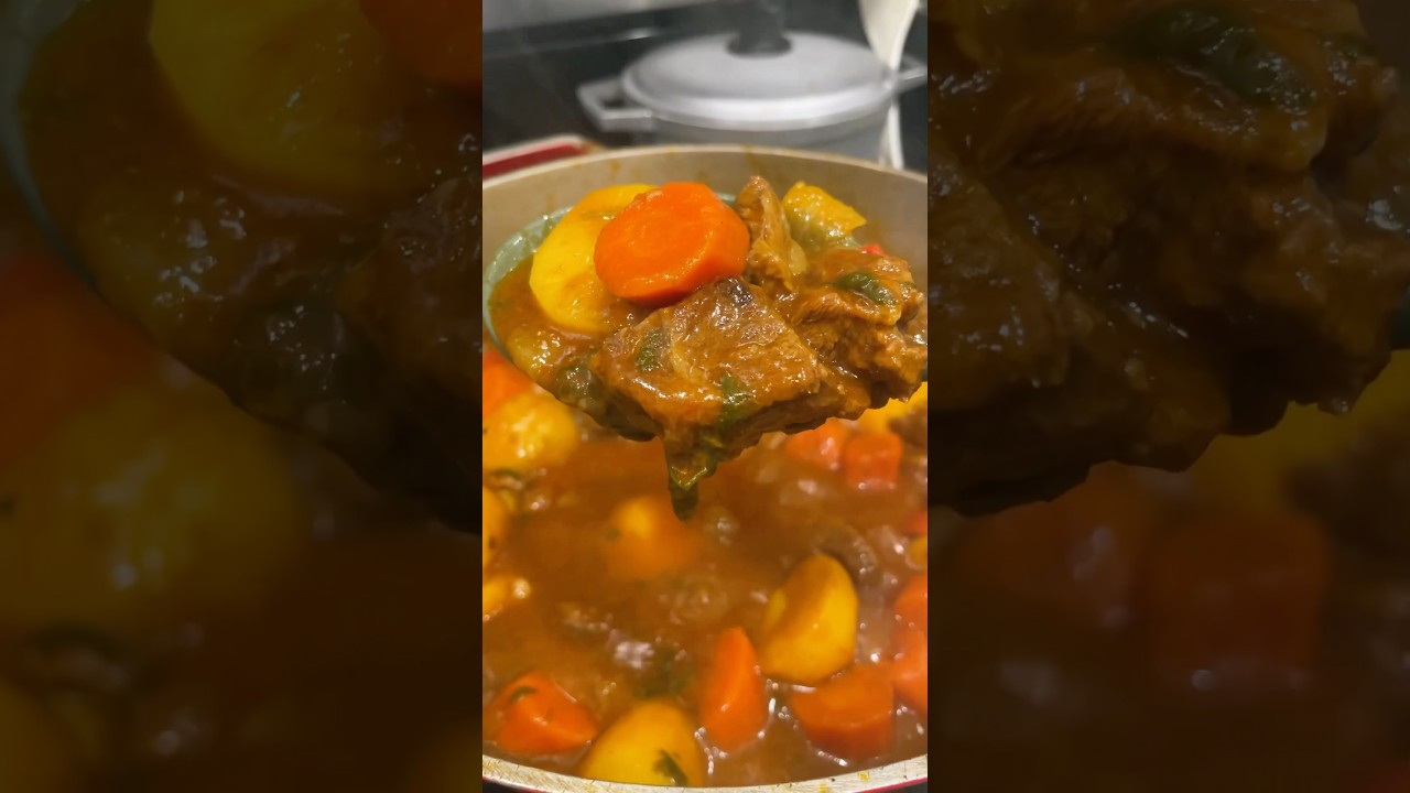 Carne Guisada (puerto rican beef stew) full of flavor and easy to make. #comfortfood