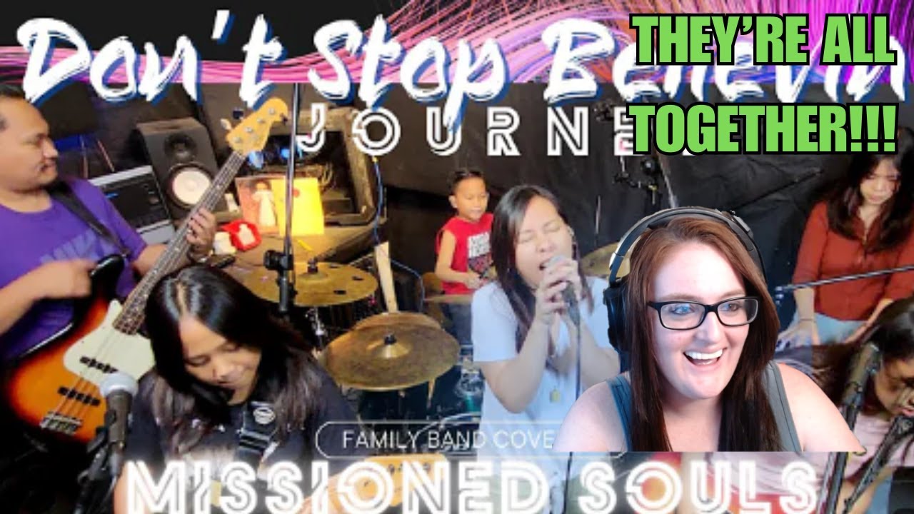 РЕАКЦИЯ НА ОБЛОЖКУ ПЕСНИ MISSIONED SOULS DONT STOP BELEVIN от JOURNEY!!!