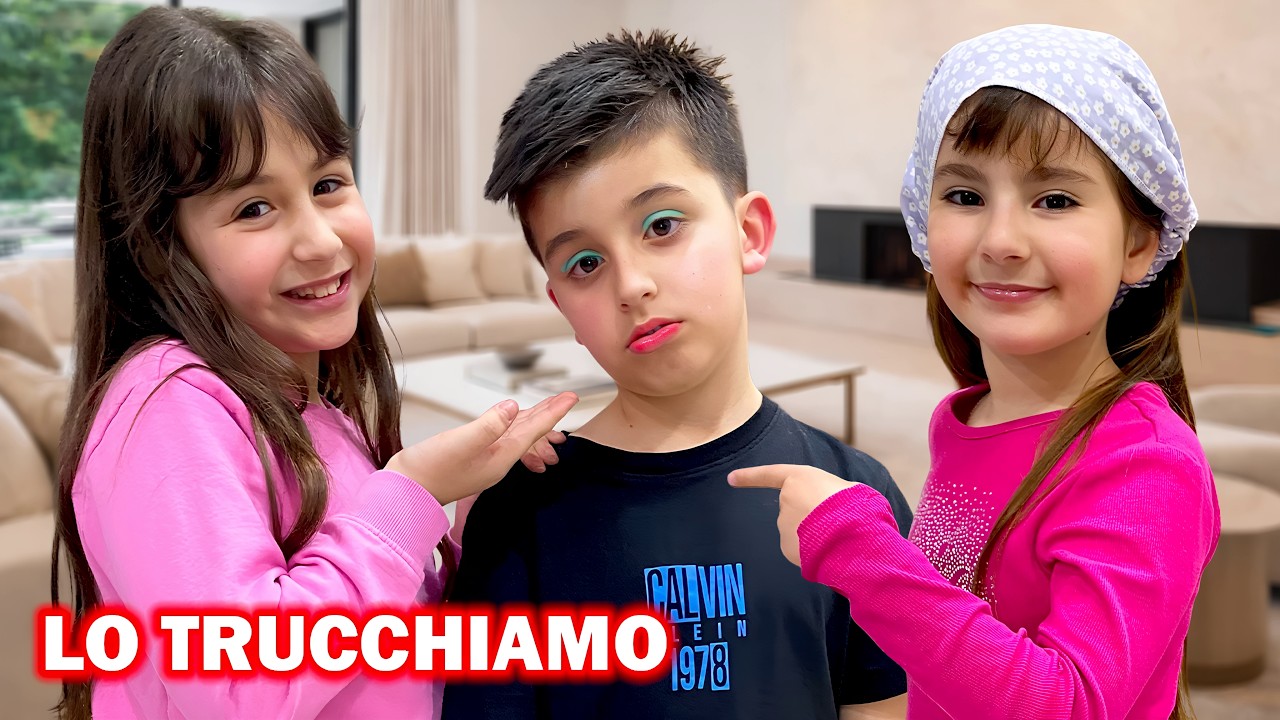 POMERIGGIO PAZZO: ABBIAMO TRUCCATO GABRIELE! 💄 (Con Delia e Martina Missy)