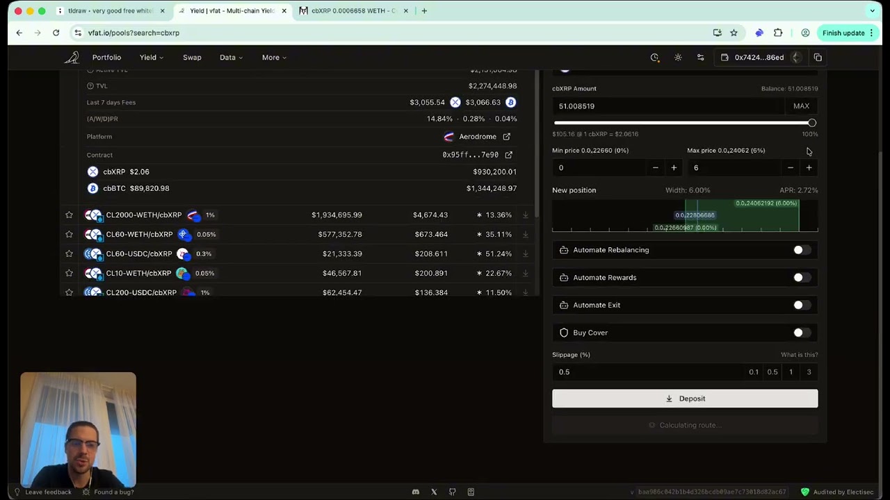 MAKE YOUR XRP WORK FOR YOU USING DEFI #14 - START EARNING YIELD WITH CBXRP VS ETH/BTC POOLS (BASE)