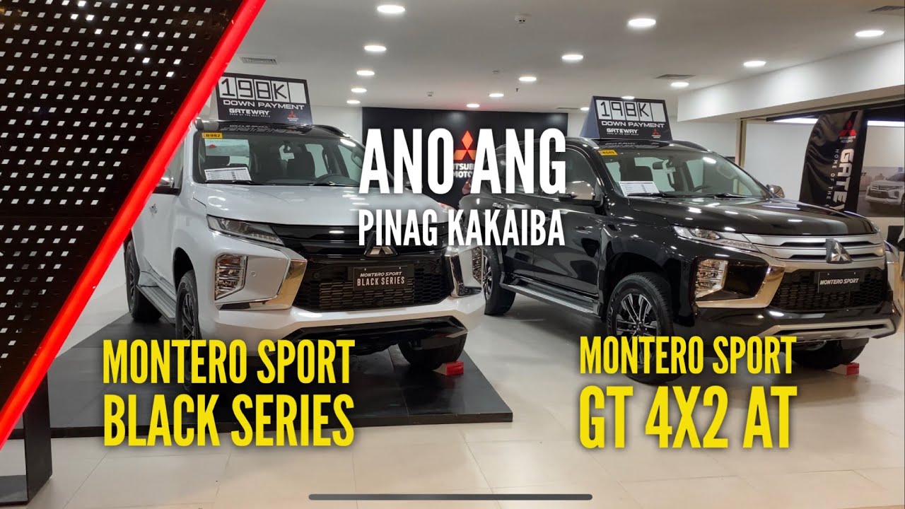 ANONG PINAGKA IBA NG MONTERO SPORT BLACK SERIES SA MONTERO SPORT GT 2WD