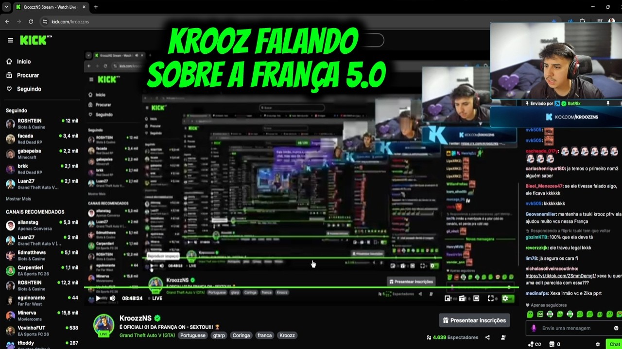 KROOZ FALANDO SOBRE A FRANÇA 5.0