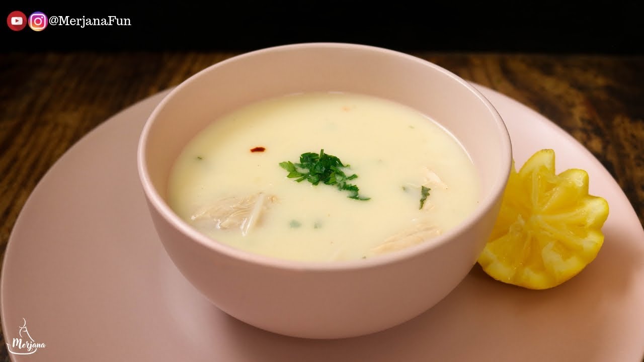 شربة الدجاج على الطريقة التركية | Tavuk Suyu Çorbası | Turkish Chicken Soup