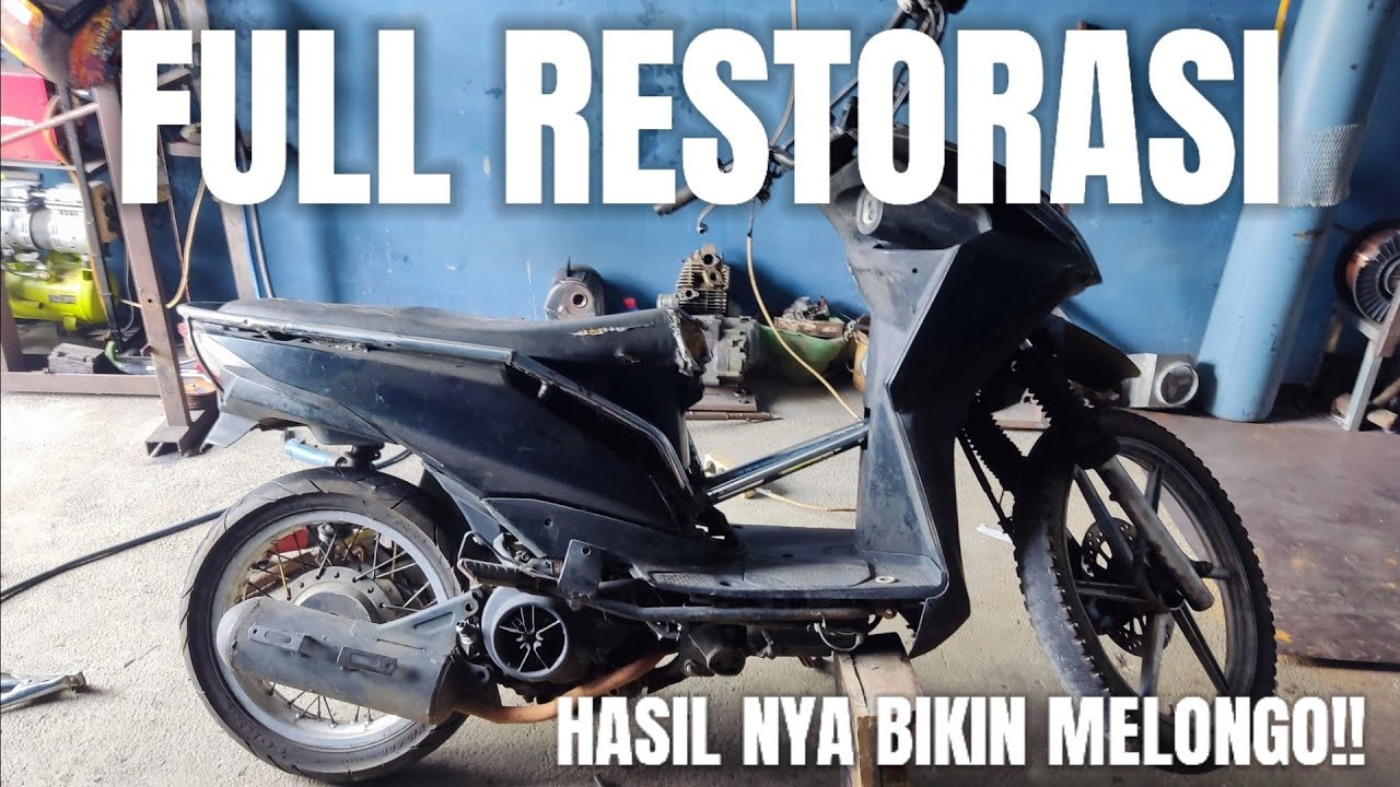SULAP HONDA BEAT JADI SUPER GAGAH POKONYA!! MATIC GRASSTRACK!!!