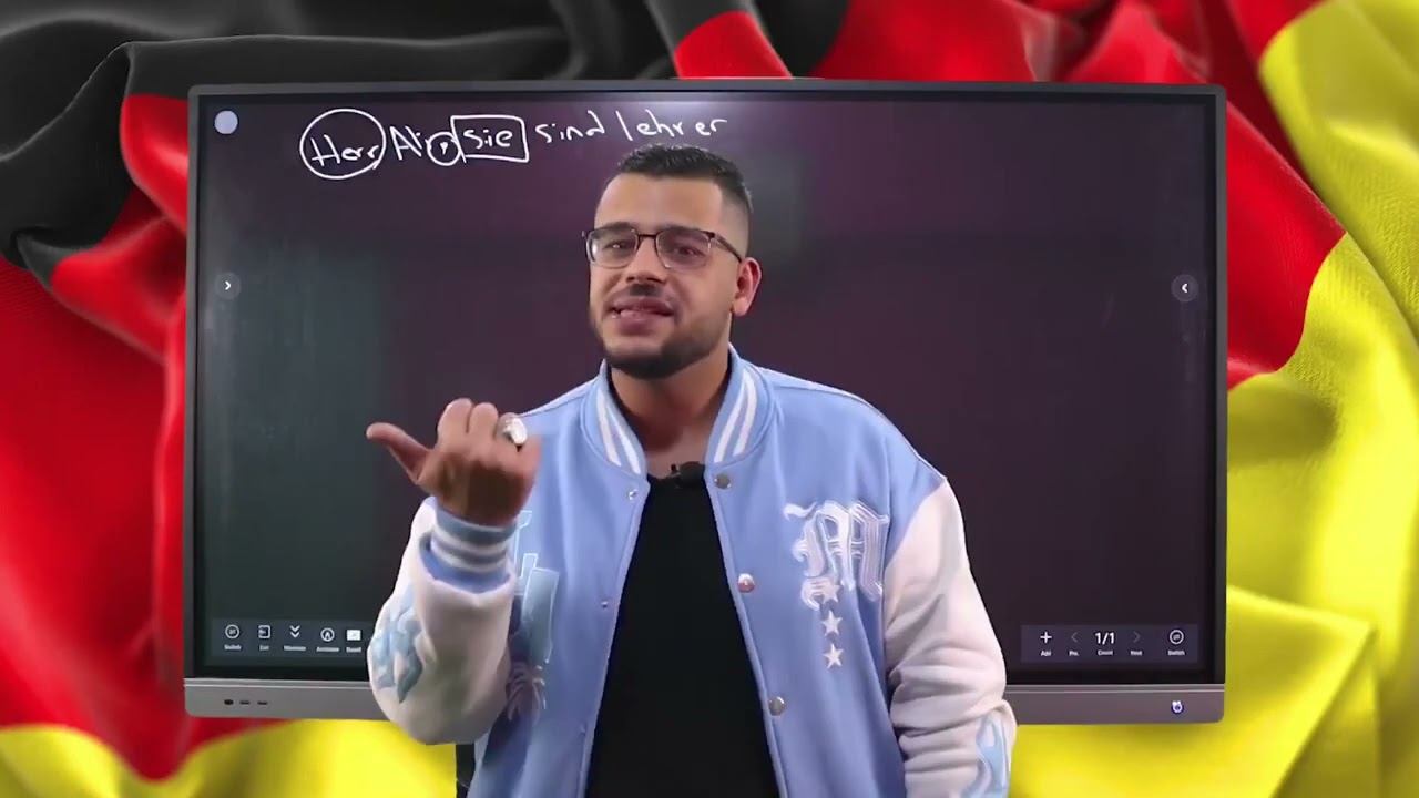 ليله امتحان الصف الاول الثانوي 2023 ترم اول لغه المانيه 🇩🇪هير لطفي 🤍