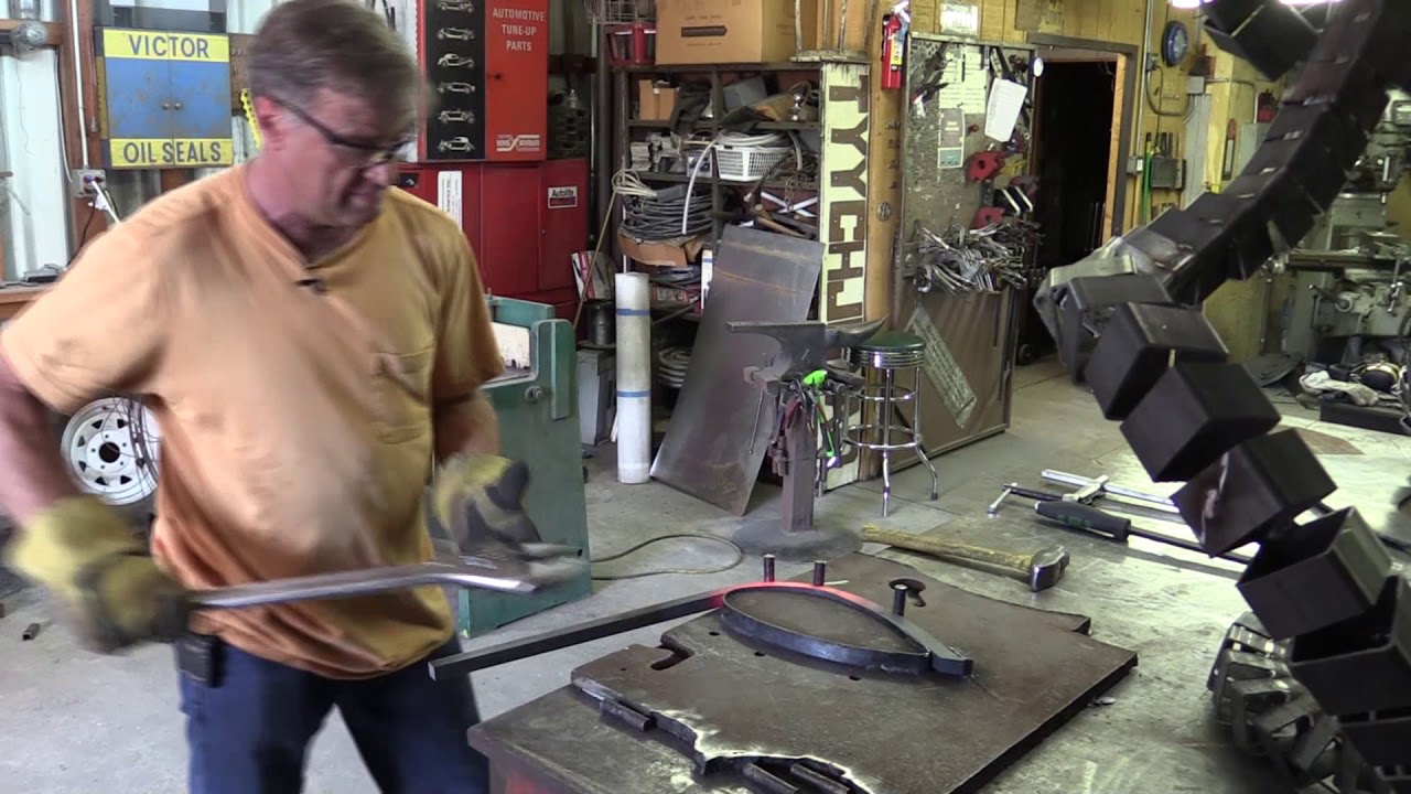 How to Bend Thick Metal Using a Propane Forge - Kevin Caron