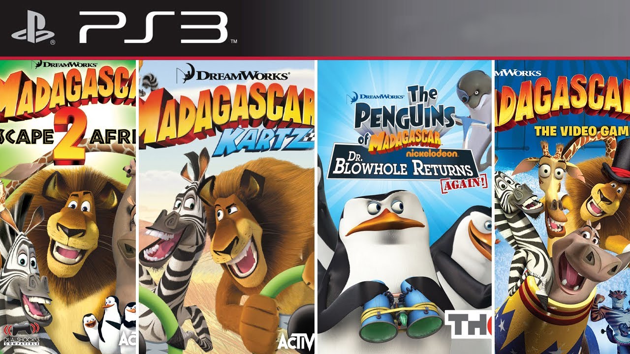 Madagascar Games for PS3