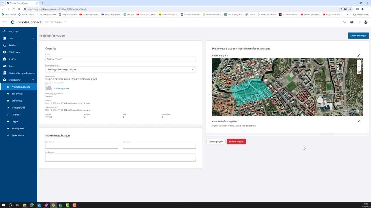 Kom igång med Trimble Connect - Inspelat webinar