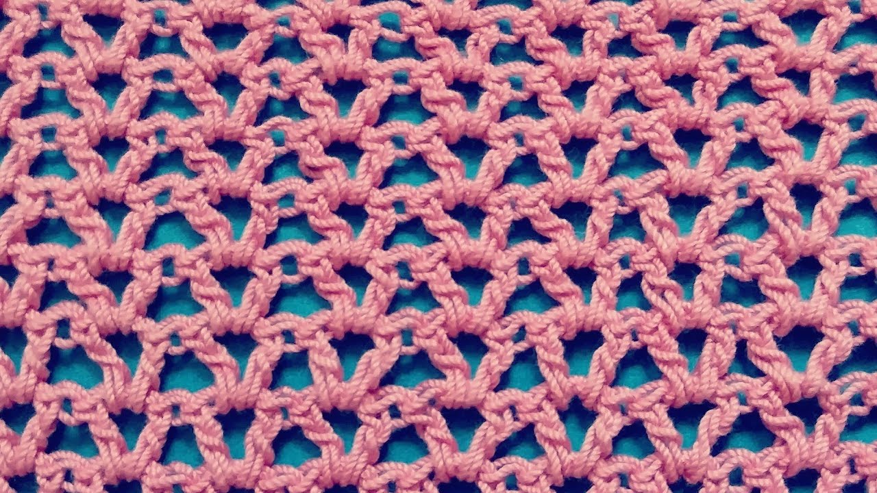 clase #8 CURSO BASICO DE CROCHET (PUNTO V) V STITCH