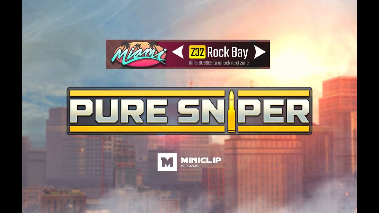 Pure sniper прохождение зоны Miami Rock Bay Z32 332 З32