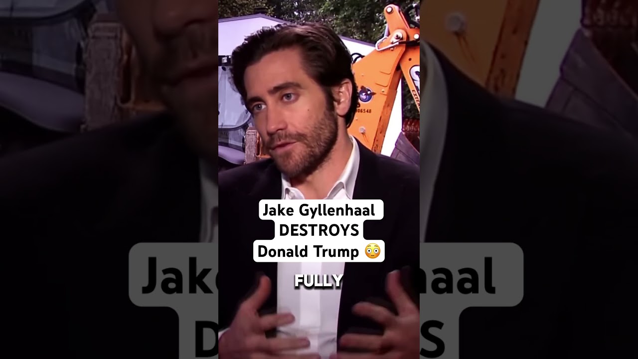 Jake Gyllenhaal DESTROYS Trump #election #trump #politics #kamalaharris #jakegyllenhaal