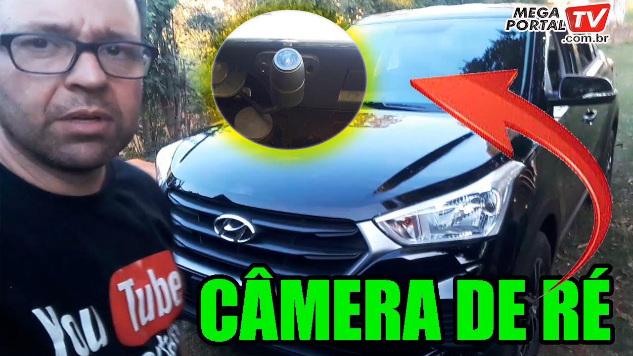 como instalar camera de re no hyundai creta - passo a passo