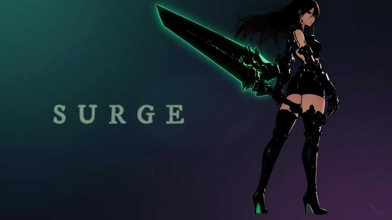 S U R G E | Cyberpunk Ambient Music for Focus & Flow State | cyberpunk, retrowave, chill