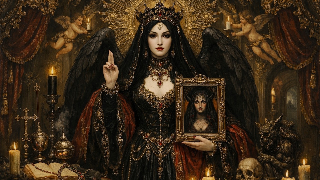 LILITH CONSECRATION: The Reliquary of Lilith — Golden Latin Incantation to Enthrone Her in Your Home