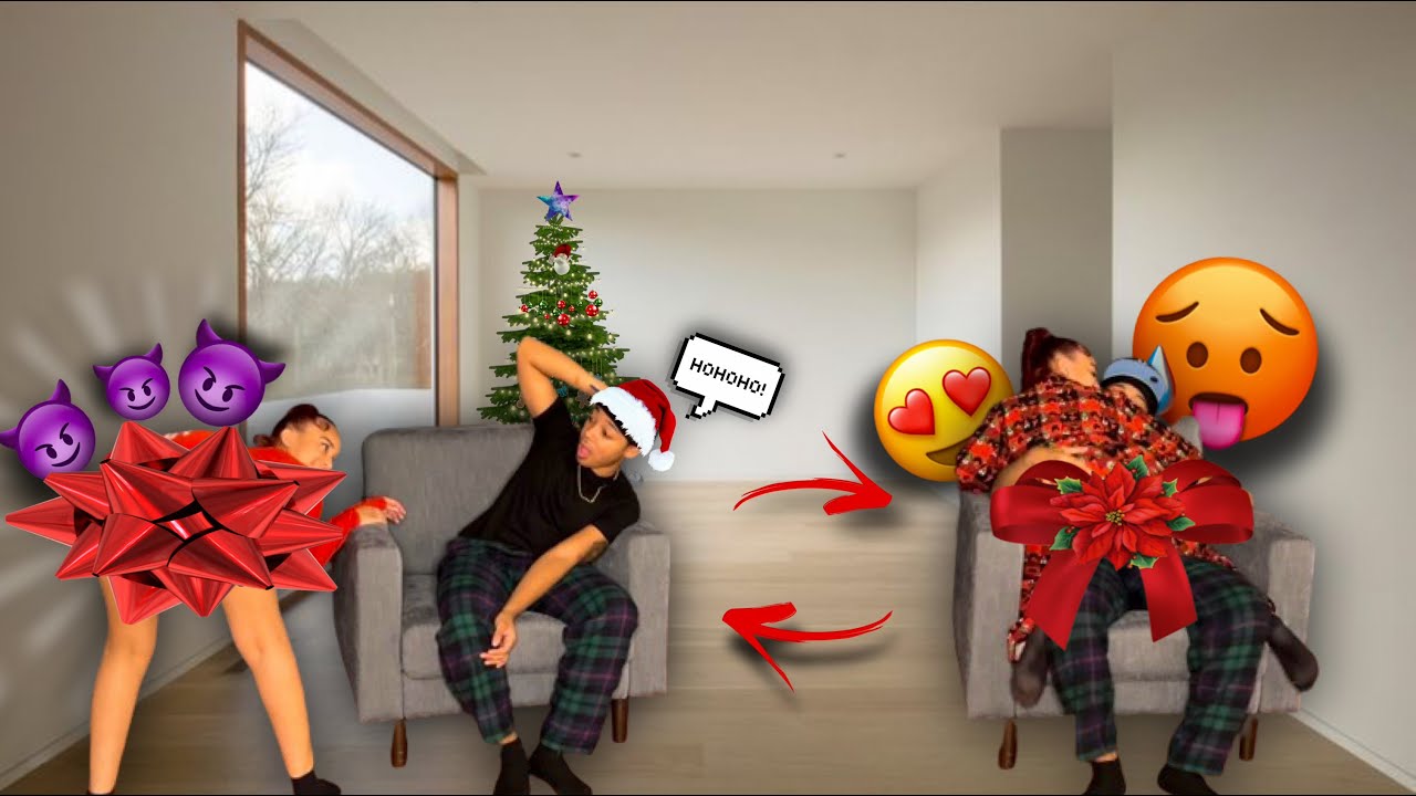 MY BOYFRIEND RATES MY  CHRISTMAS PAJAMAS ( IT GOT WILD) VLOGMAS DAY 7