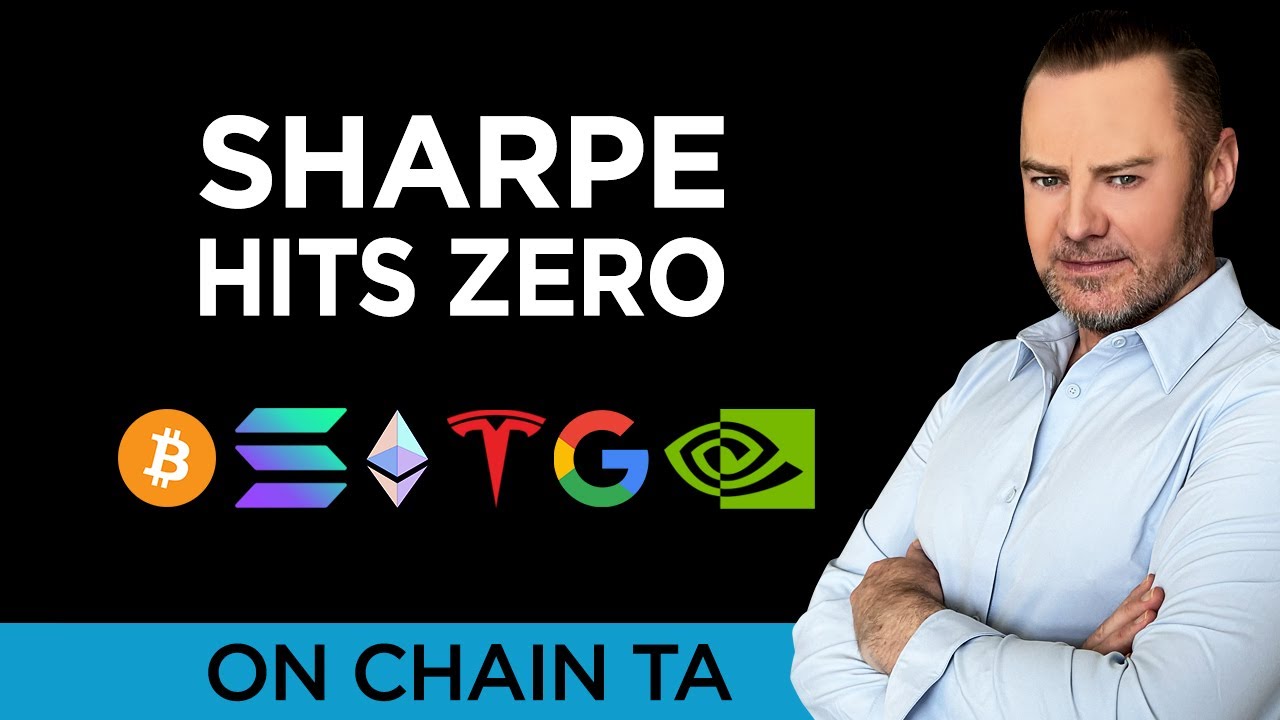 🧠 Коэффициент Шарпа биткоина равен нулю &mdash; В последний раз, когда это произошло = ??? 🔍📊