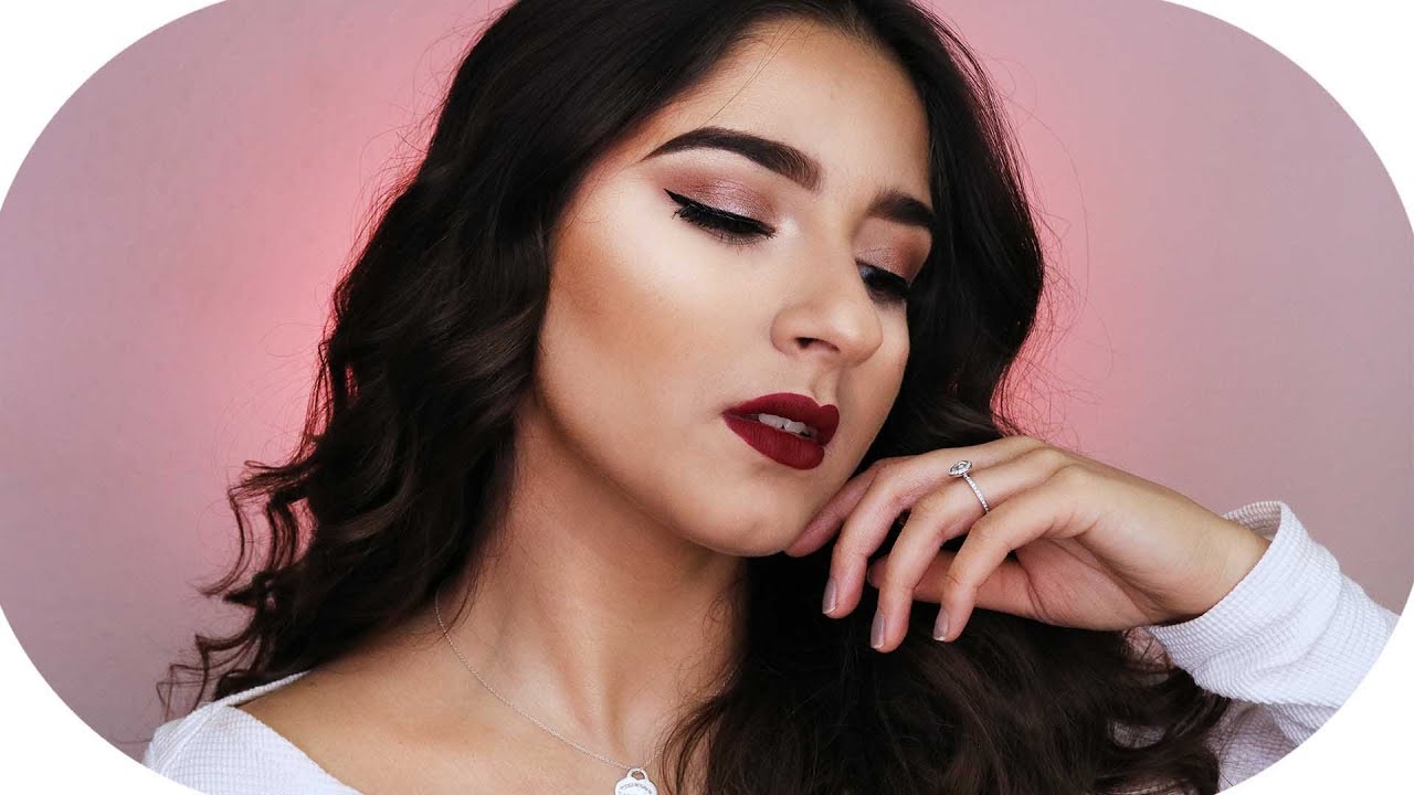 VALENTINESTAG MAKE UP LOOK +  VERLOSUNG! - Neue Produkte 2018 im TEST! | Sanny Kaur