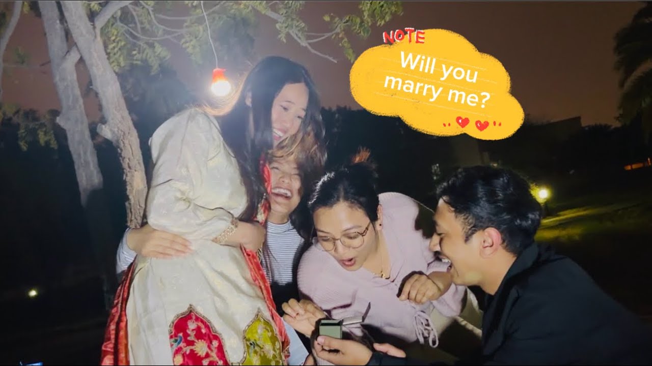 Colour Exchange Game/ Surprise Marriage Proposal