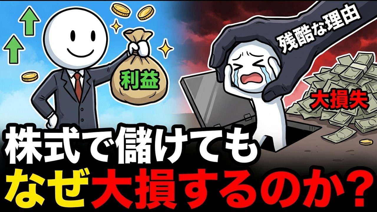 株式で稼いでも結局はもっと大きく失う「残酷な理由」（これを知らなければ99%失敗します）