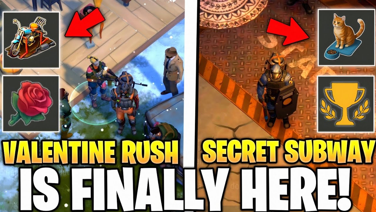 VALENTINE RUSH &SECRET SUBWAY EVENT IS FINALLY HERE! NEW UPDATE 1.44.0 | Last Day on Earth: Survival