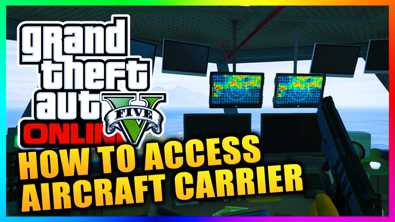GTA5 Heists DLC - How To Access The HYDRA Aircraft Carrier Outside Of Heists Missions! (GTA V)