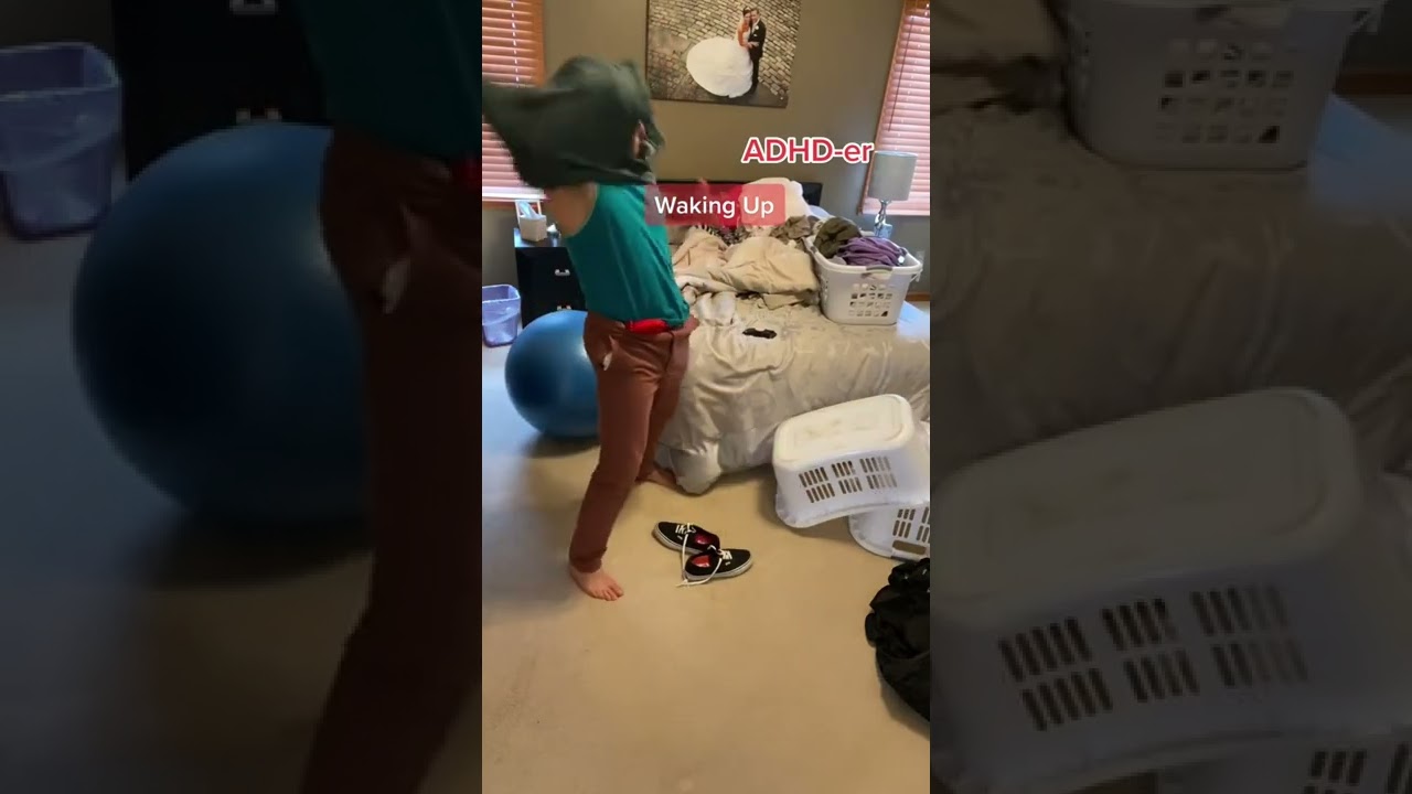 Neurotypical VS ADHD-er: Morning Routines! #shorts
