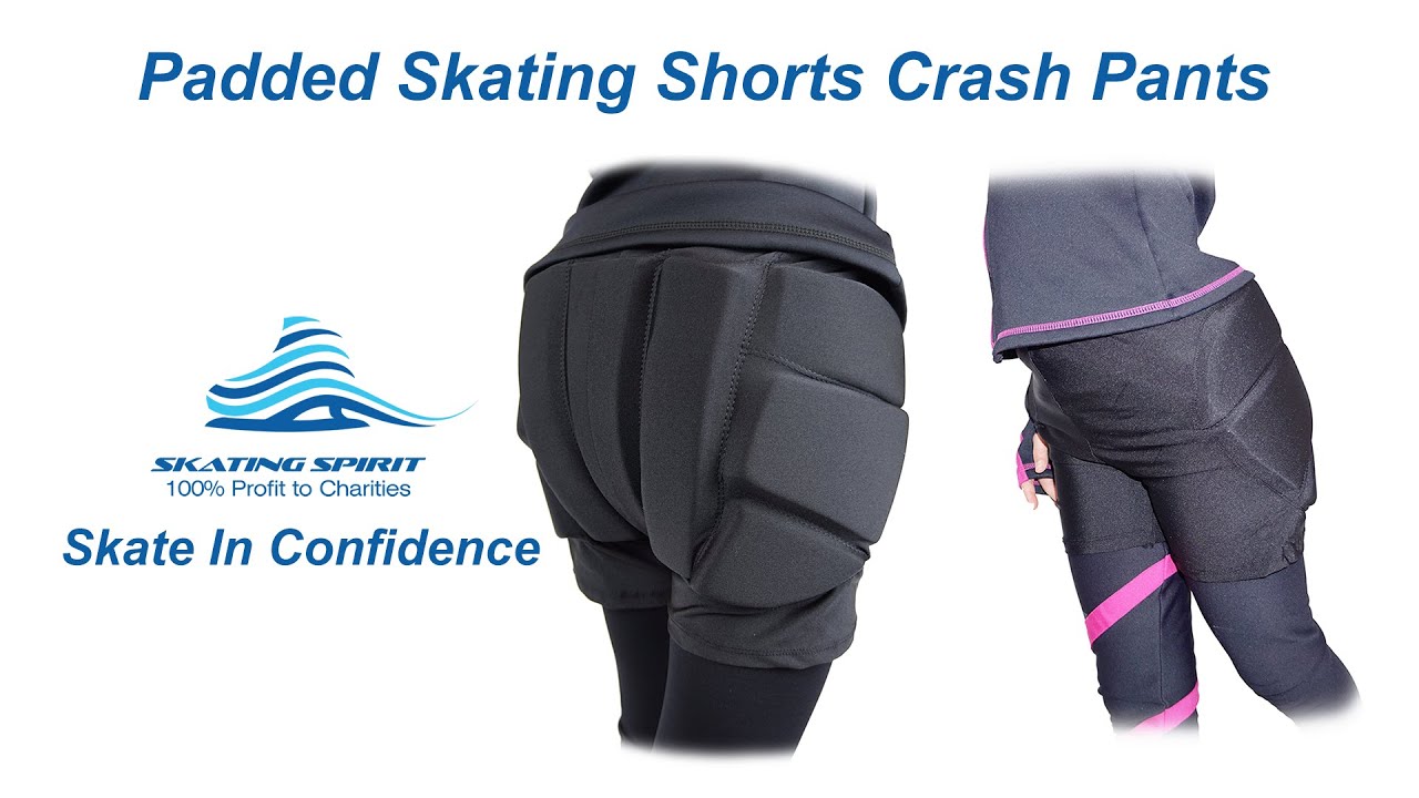 Padded Figure Skating Shorts Protective Crash Pants by SkatingSpirit.com