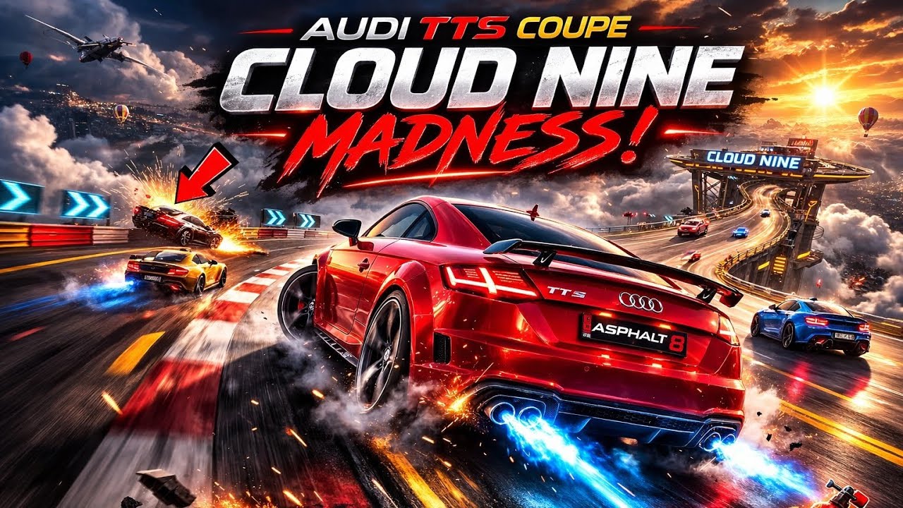 Insane Audi TTS Coupe Drifts on Cloud Nine | Asphalt 8 2026