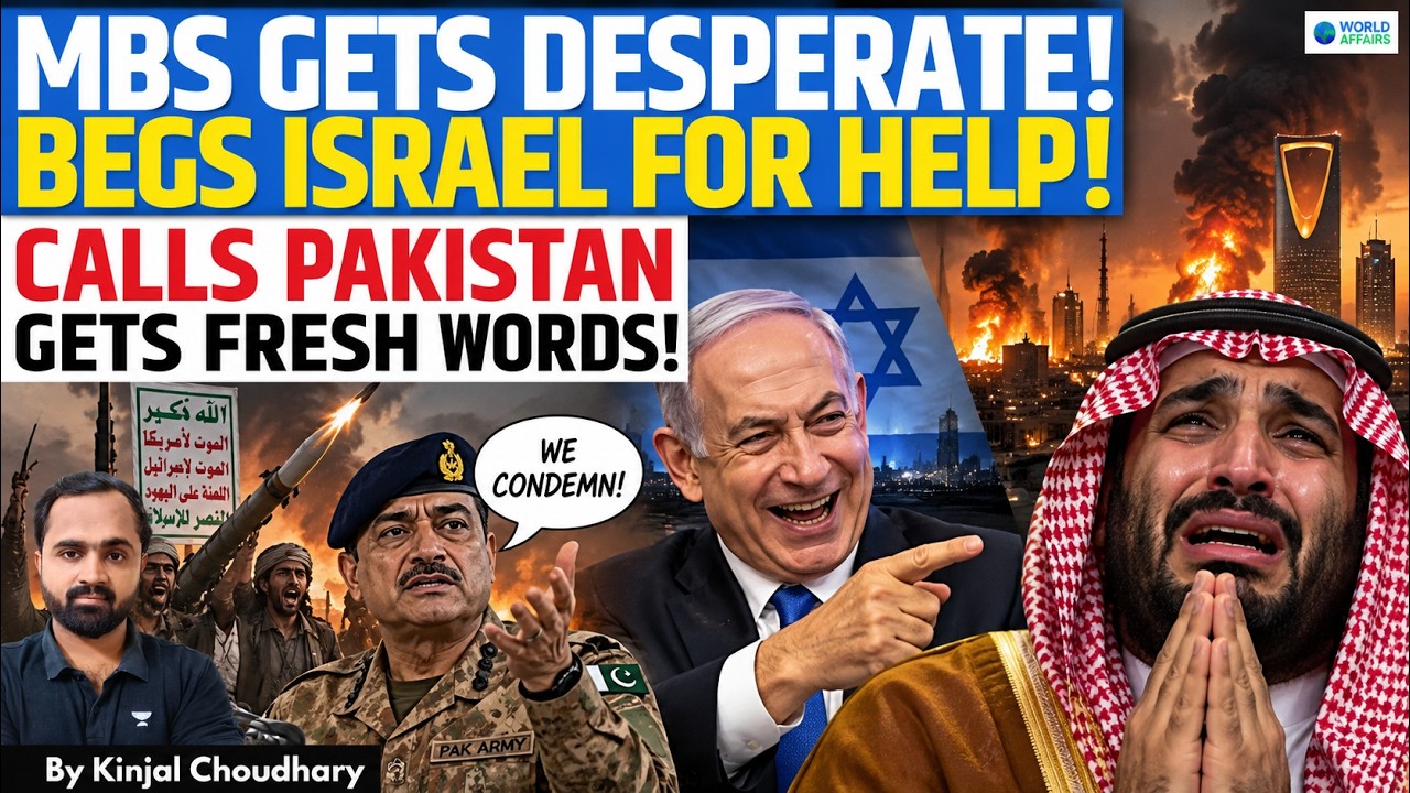 KARMA HITS SAUDI - MBS BEGS Makkah Pact Enemy ISRAEL For Help! Pak Condemns Houthis Again! Kinjal