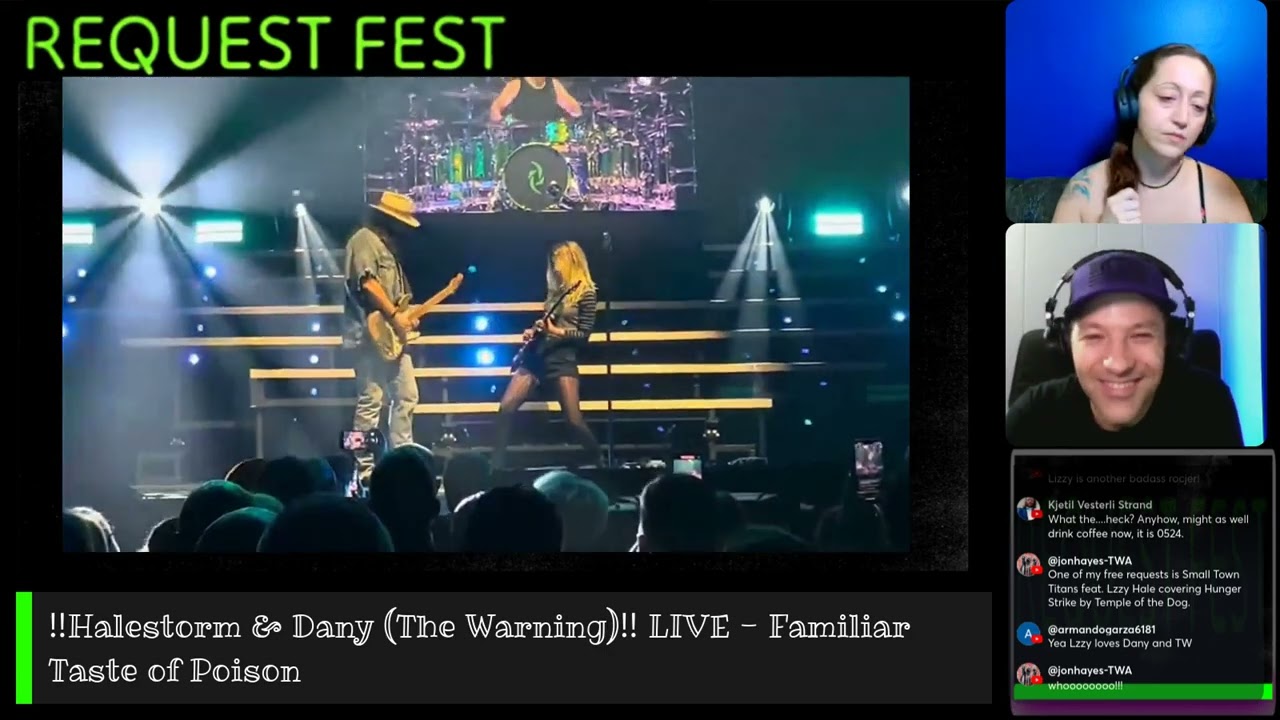 Halestorm & Dany (The Warning)  Familiar Taste of Poison [REACTION] REQUEST FEST