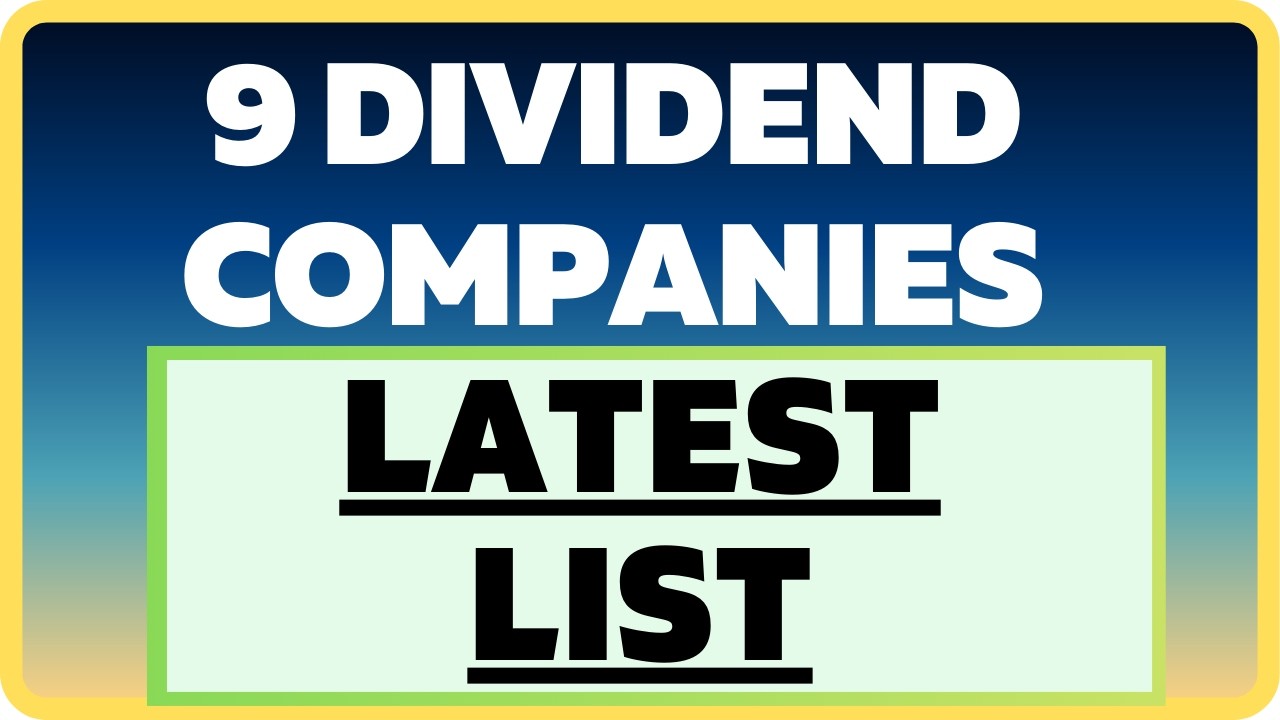 latest Dividend out || 9  Dividend Companies | February 2026 dividend