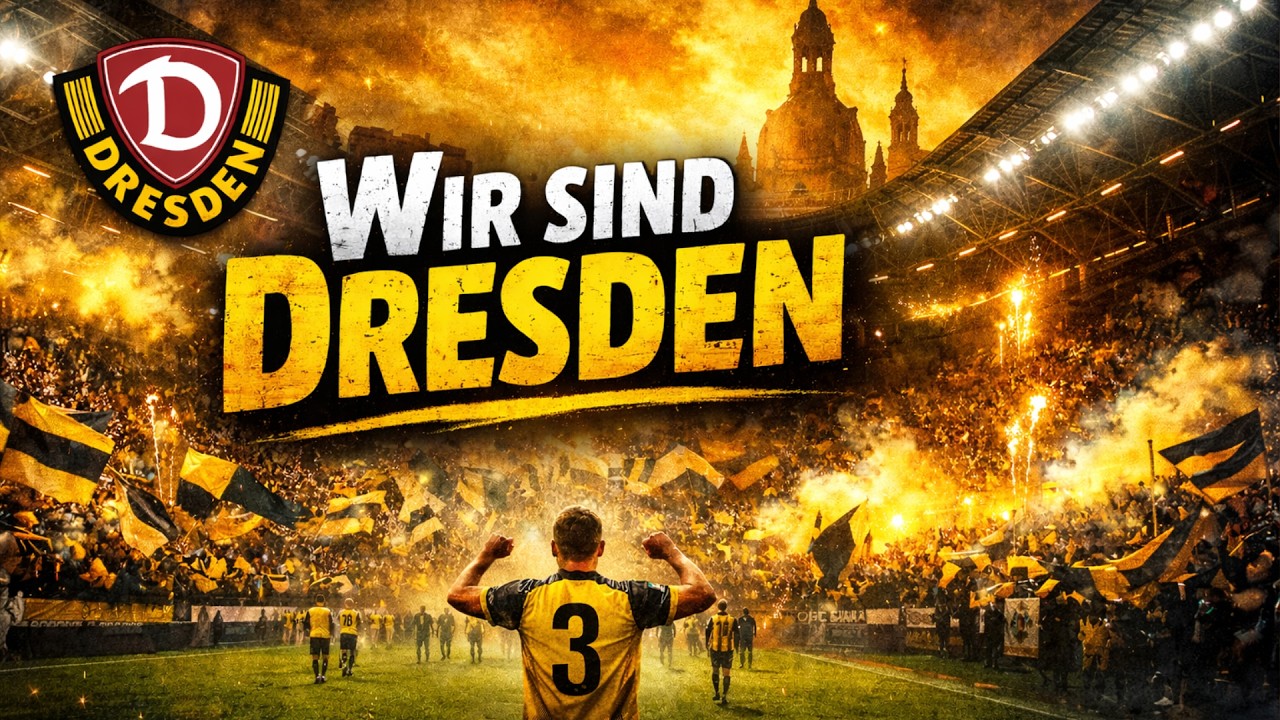 Wir sind Dresden 💛🖤 SG Dynamo Dresden Song