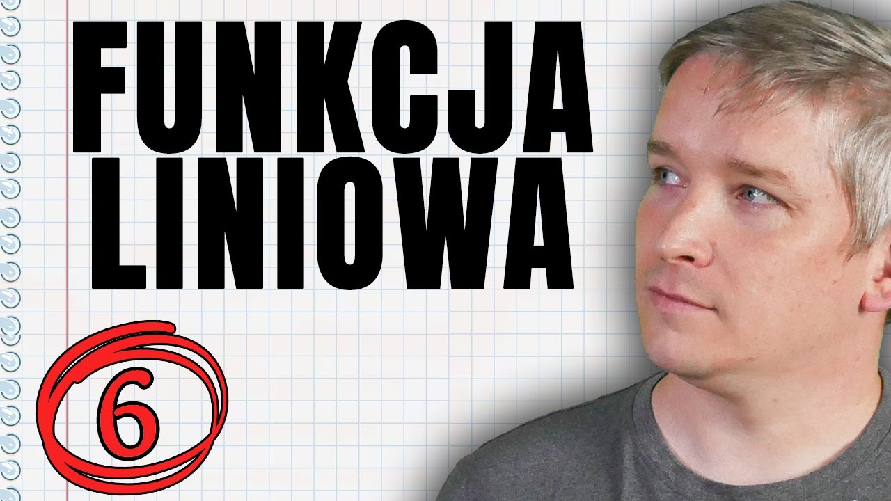 Funkcja liniowa - sprawdzian na 6