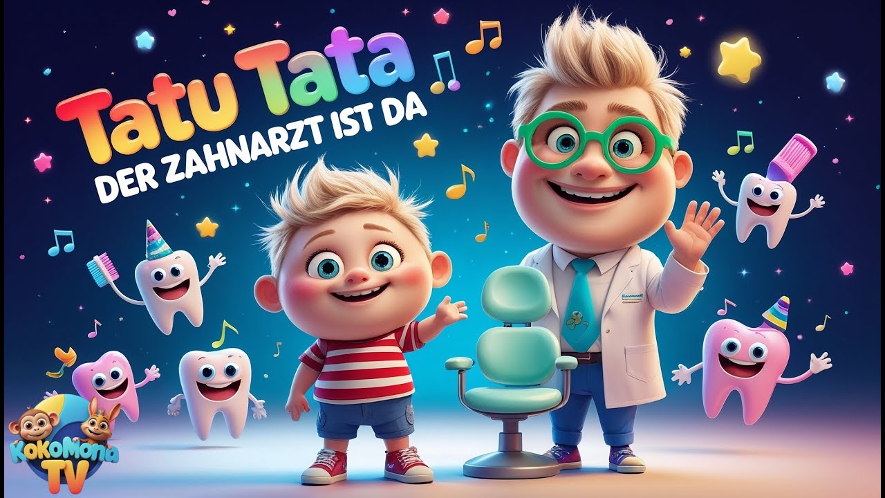 Tatu Tata - Der Zahnarzt ist da! 🦷🎵 | Kinderlieder