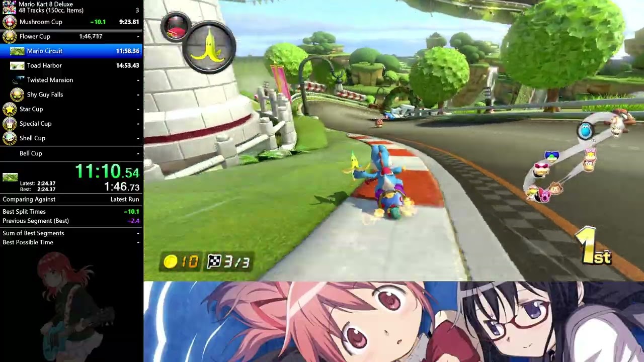 Mario Kart 8 Deluxe - 48 Tracks (150cc, Items, NS2) in 1:54:41.933