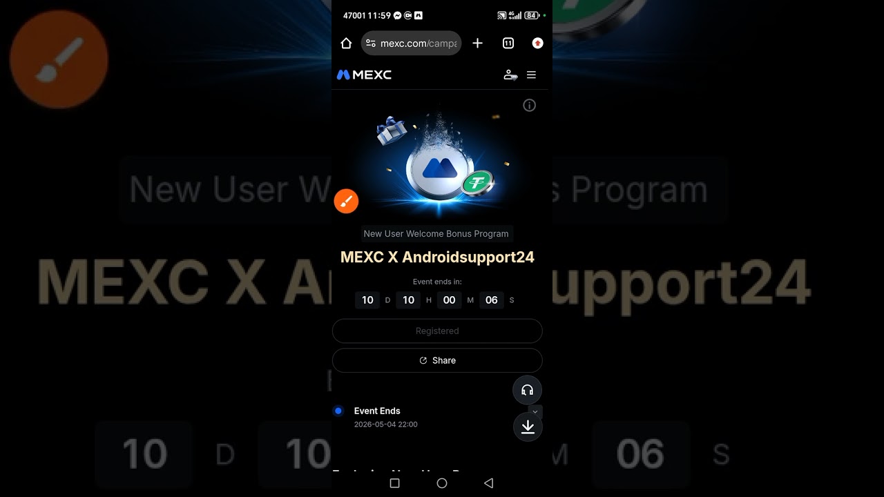 Mexc exchange Offer Reward 20$ Per User || First Come Offer ||
