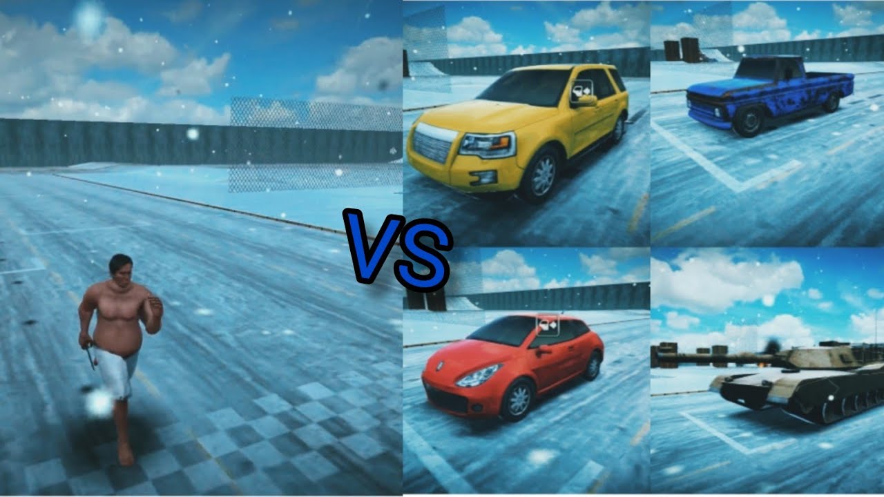 HUMAN VS CARS RACE Payback 2