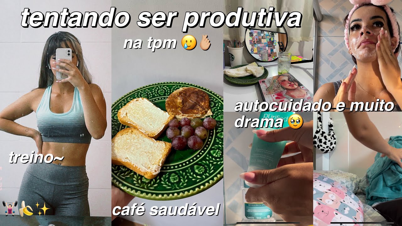tentando ter um dia produtivo comigo na tpm 🥲🫰🏼✨