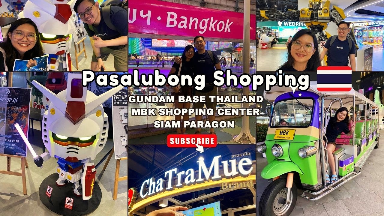Bangkok Pasalubong Shopping 🇹🇭 Gundam Base Thailand Buddy Land Siam Paragon MBK Shopping Center