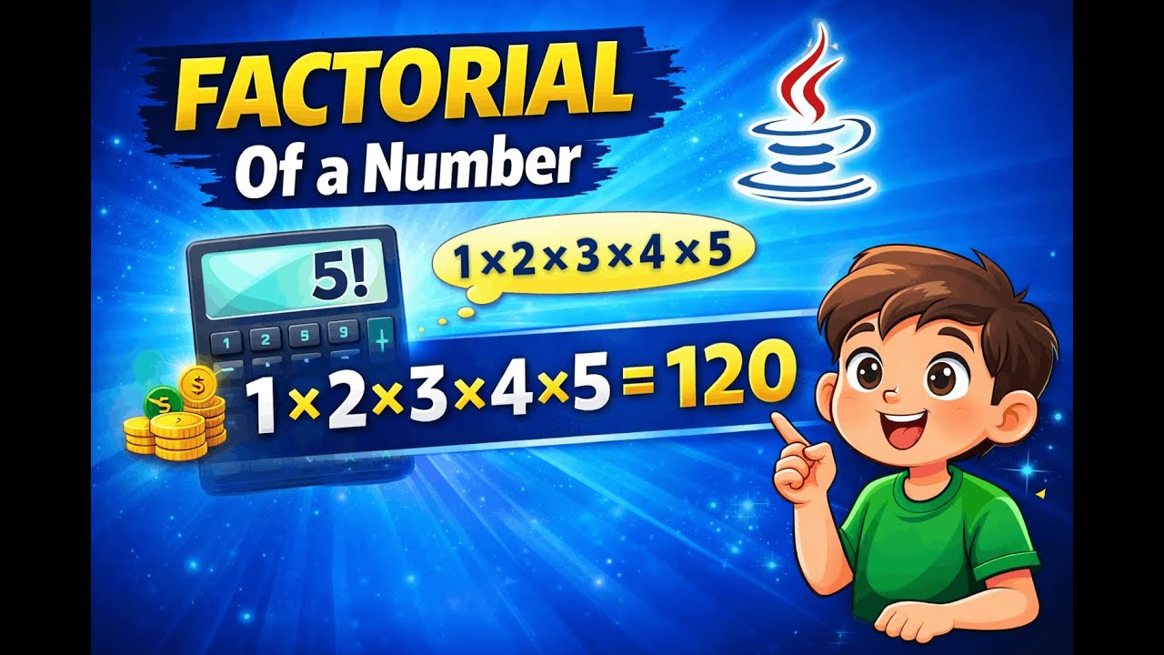Find the Factorial for given number