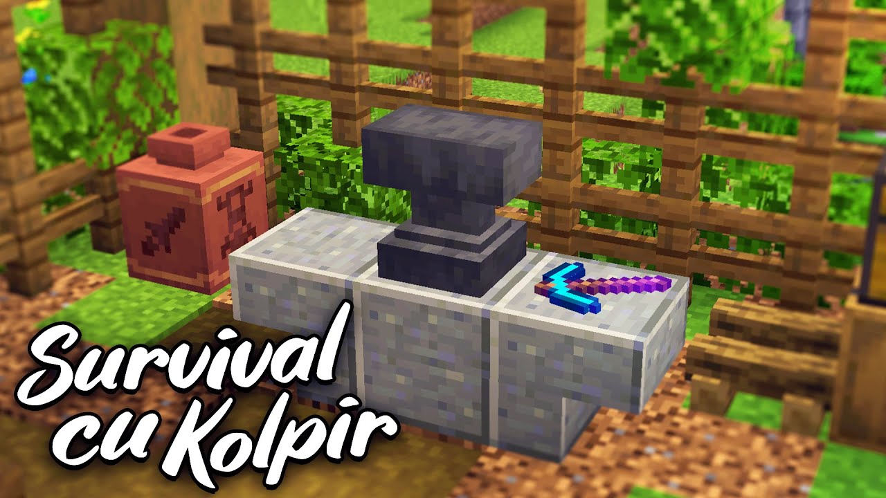 Am Construit o Fierarie pe Minecraft Surival cu Kolpir! #28